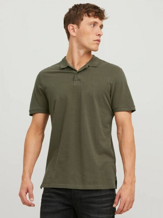 Jack & Jones Polo Herrenbluse Kurzarm Bitter Ch...