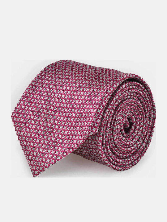 Berto Lucci Men's Tie with Printed Pattern in P...