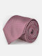 Berto Lucci Men's Tie with Printed Pattern in Pink Color