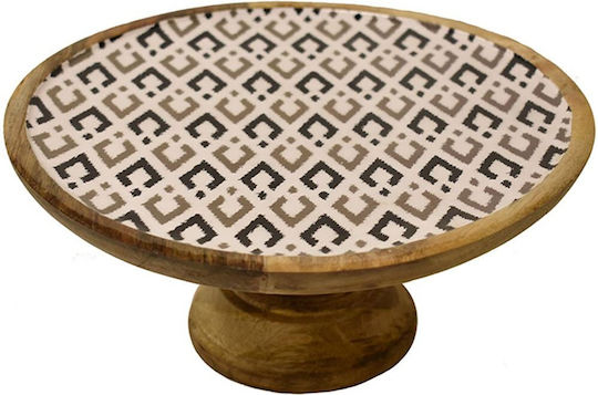 Atmosphera Enamel Διακοσμητική Πιατέλα Πολύχρωμη 30x30x13εκ.