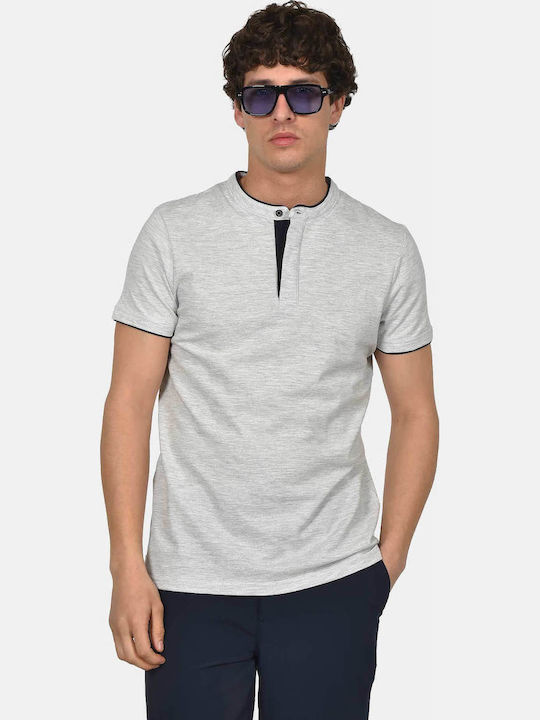 Berto Lucci Grey Polo Men's Blouse