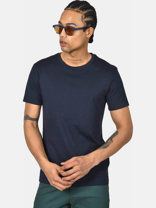 Berto Lucci T-shirt Navy 07261-2506-5014