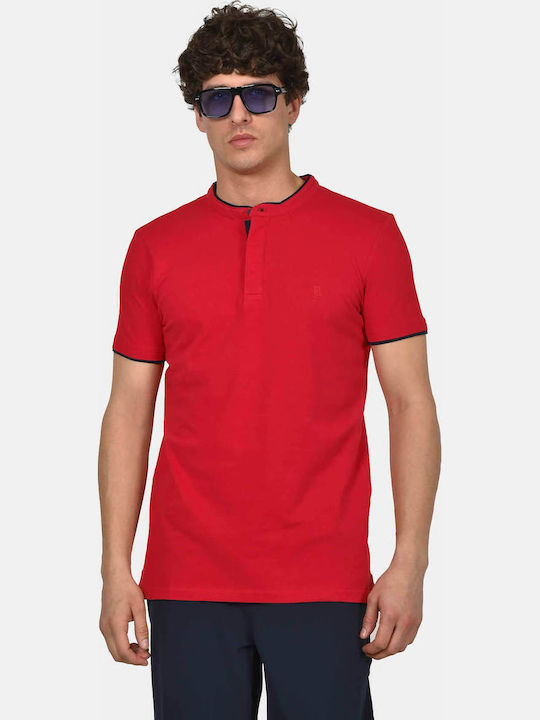 Berto Lucci Polo Men's Blouse Red