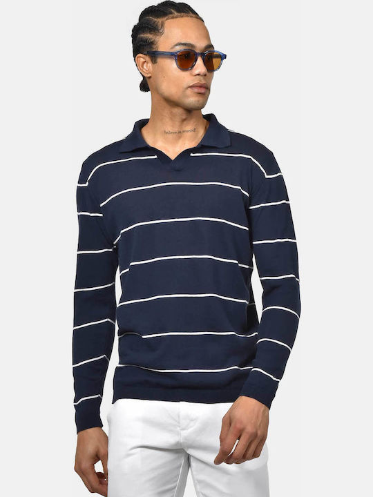 Men's Blouses Polo Navy Blue