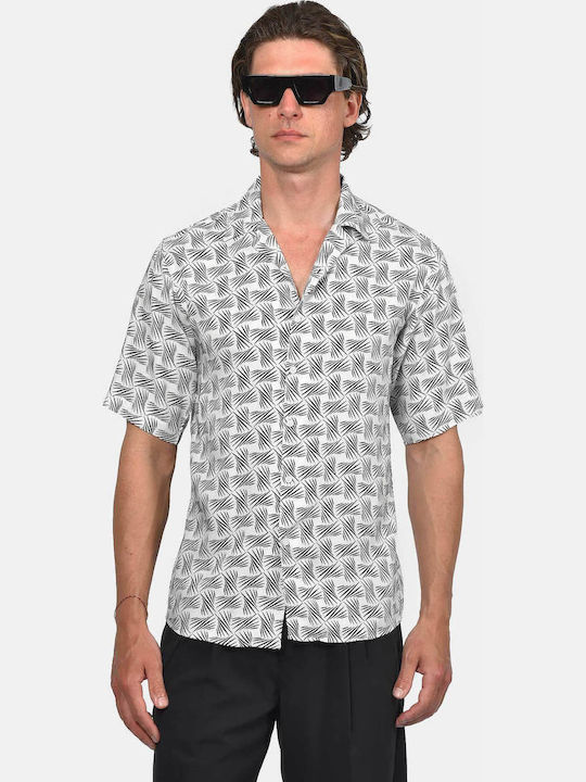 Berto Lucci Short Sleeve Shirt in Regular Fit W...