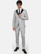Men's Groom's Suit with Regular Fit Grey