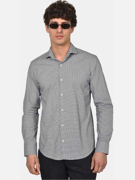 Berto Lucci Long Sleeve Cotton Shirt in Regular...