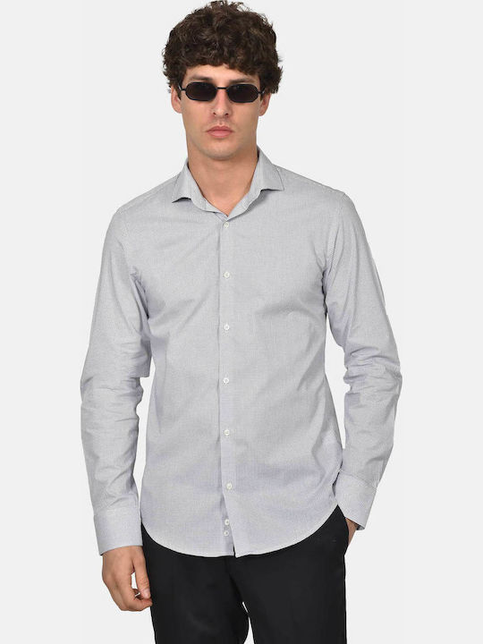 Berto Lucci Long Sleeve Cotton Shirt in Regular...