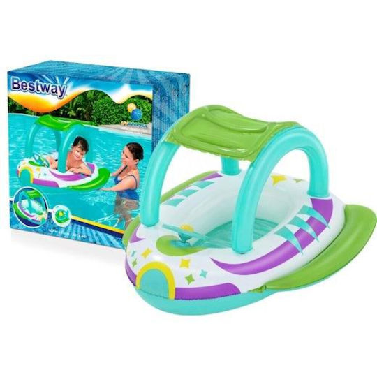 Bestway Swimtrainer with Diameter 112cm Light Blue