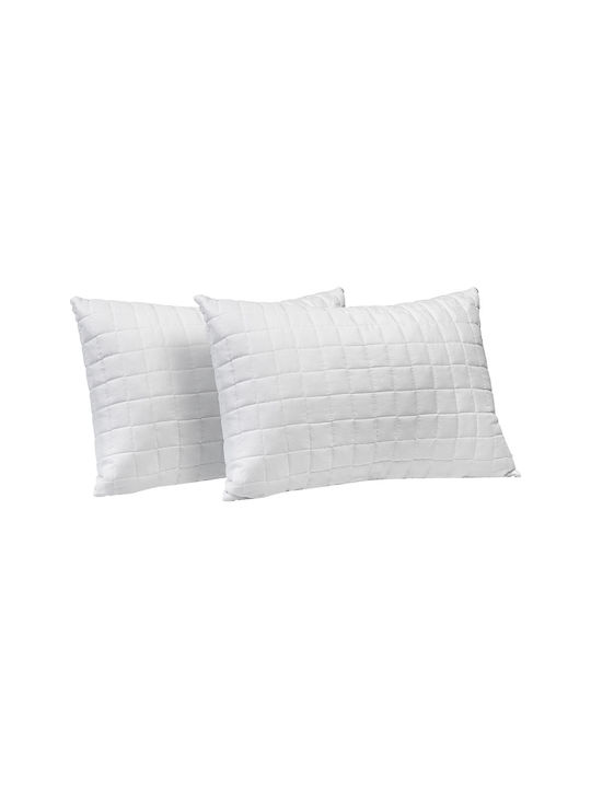 Adam Home Set Gesteppt Wasserdichte Kissenbezüge Weiß 50x70cm AH-60100730050