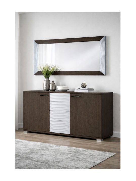 Μπουφές Ξύλινος με Καθρέπτη Βέγγε 150x45x88cm