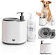 Automatic Paw Cleaning Container for Pets White