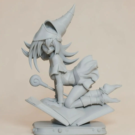 Небоядисана 3D Фигура Dark Magician Girl На Книга Готова За Печат Боядисване DIY Подарък Цветове 30 См 1:6