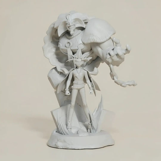 Небоядисана 3D Фигура Yami Yugi Exodia 290мм Боядисване DIY Подарък Цветове 30 см 1:6