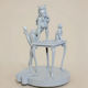 Άβαφη 3d Φιγούρα Catwoman Standing By Table 3d Βάψιμο Diy Δώρο Χρώματα 30 Cm 1:6