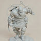 Άβαφη 3D Фигура Kratos Action Pose Богът на войната 3D Печат Фигурка Боядисване DIY Подарък Цветове 30 см 1:6