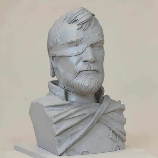 Άβαφη 3d Φιγούρα Bust Portrait Collection Beric Dondarrion Game Thrones Βάψιμο Diy Δώρο Χρώματα 15,2 Cm 1:12