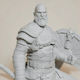 Небоядисана 3D Фигура Кратос Стоящ V4 3D Печатна Фигурка Бог На Войната Боядисване Направи Си Сам Подарък Цветове 20 См 1:8
