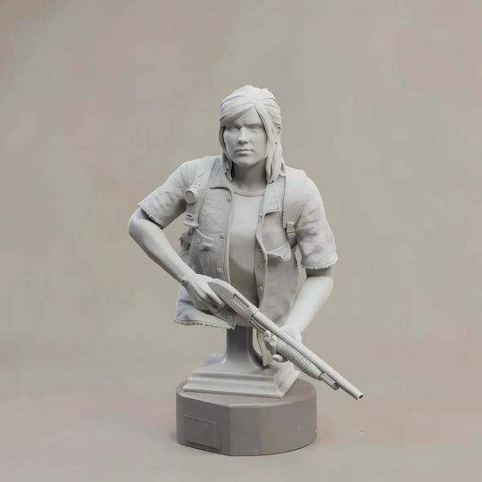 Небоядисана 3D Фигура Ellie Gun Последният От Нас Бюст 3D Боядисване Направи Си Сам Подарък Цветове 15,2 См 1:12