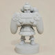 Άβαφη 3D Sammelbare Figur Pennywise Joystick Holder Basis Diy Δώρο Χρώματα 15,2 Cm 1:12