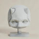 Άβαφη 3d Φιγούρα Cosplay Daredevil Born Again Helmet Βάψιμο Diy Δώρο Χρώματα 20 Cm 1:8
