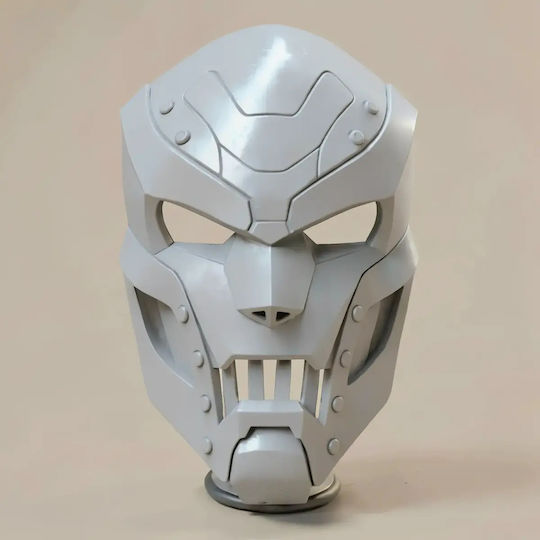 Небоядисана 3D Фигура Cosplay Каска Fortnite Dr Doom Боядисване DIY Подарък Цветове 30 См 1:6