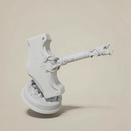 Небоядисана 3D Фигура Cosplay Чук Mjolnir Богът На Войната Ragnarok Боядисване DIY Подарък Цветове 20 См 1:8