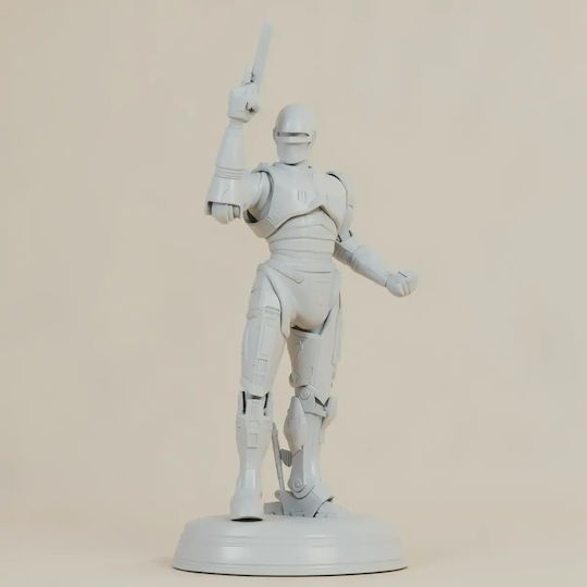 Unpainted 3D Figure Robocop Stand 1 10 Painting DIY Gift Colors 20 Cm 1:8