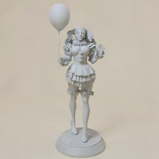 Unpainted 3D Figure It Girl Pennywise V2 3D Model Painting DIY Gift Colors 30 Cm 1:6