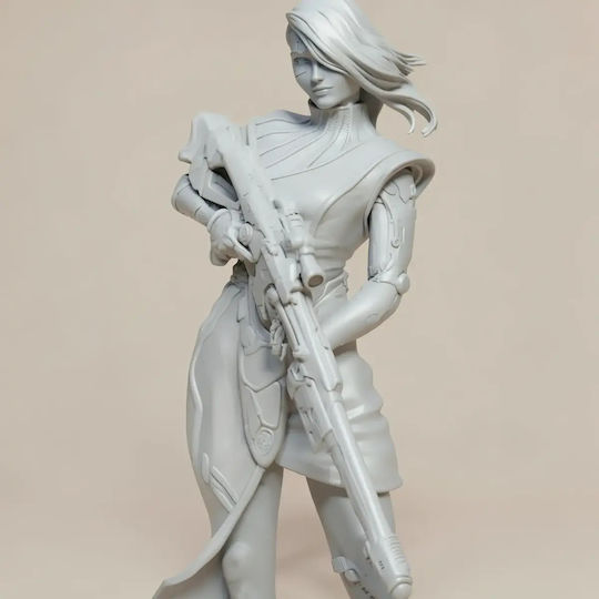 Небоядисана 3D Фигура Aryn Sniper Assassin Stand Боядисване Направи Си Сам Подарък Цветове 20 См 1:8