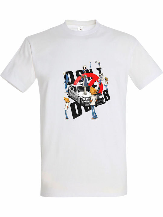 Unisex T-shirt Asap Rocky Dont Be Dumb Design Weiß