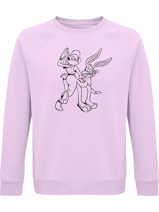 Bio-Sweatshirt Unisex Lola Bunny Spanking Bags Bunny Kinky Cartoons Rosa