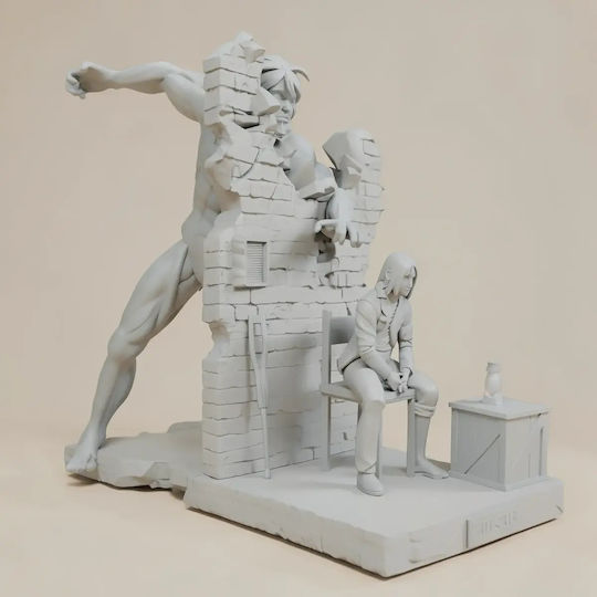Άβαφη 3D Φιγούρα Eren Titan V2 Βάψιμο Diy Δώρο Χρώματα 20 Cm 1:8