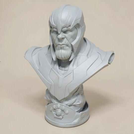 Unpainted 3D Figure Thanos Armor Bust 3D Painting DIY Gift Colors 20 Cm 1:8