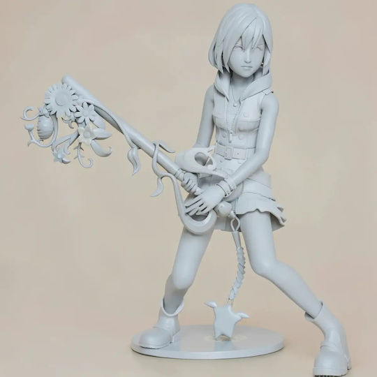 Unpainted 3D Figure Kairi Kingdom Hearts Painting DIY Gift Colors 20 Cm 1:8