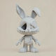 Άβαφη 3d Sammelbare Figur Bugs Bunny Chibi Plush 3d Βάψιμο Diy Δώρο Χρώματα 15,2 Cm 1:12