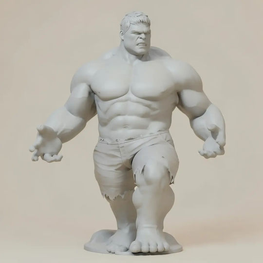 Άβαφη 3d Φιγούρα Hulk Power From Marvel Βάψιμο Diy Δώρο Χρώματα 15,2 Cm 1:12