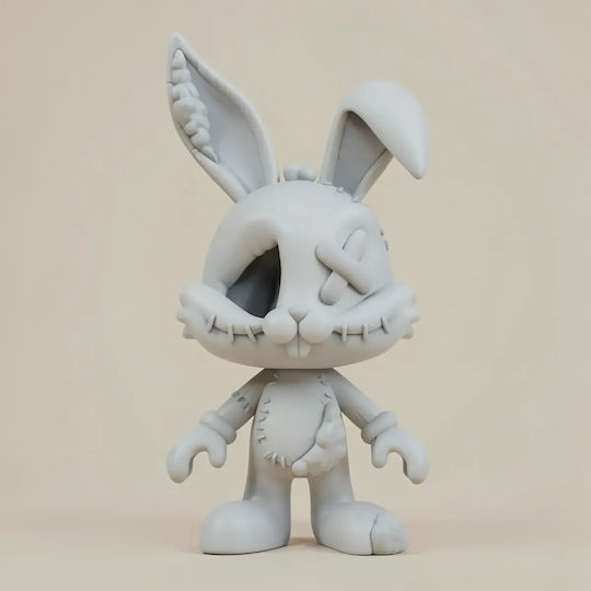 Abgebe 3d Sammelbare Figur Bugs Bunny Chibi Plush 3d Bemalung Diy Geschenk Farben 20 Cm 1:8