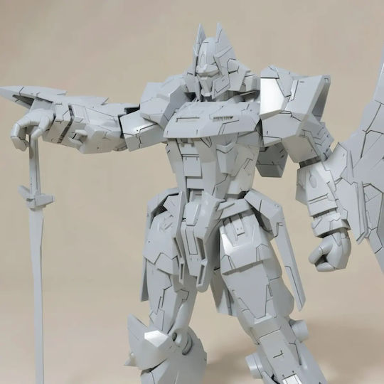 Unpainted 3D Figure Galient Gundam Sculptures 3D Printing Painting DIY Gift Colors 15.2 Cm 1:12