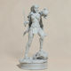 Άβαφη 3d Figur Wonder Woman Death Metal V2 3d Bemalung Diy Geschenk Farben 20 Cm 1:8