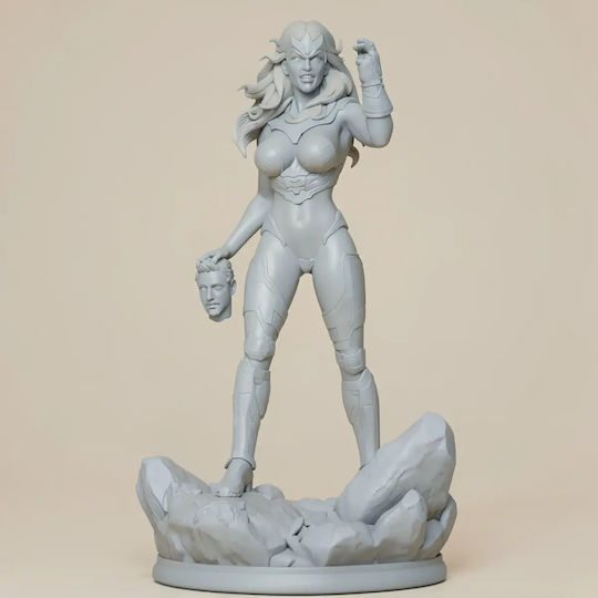 Небоядисана 3D Фигура Thanos Girl Боядисване DIY Подарък Цветове 15,2 См 1:12