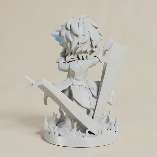 Небоядисана 3D Фигура Ren Amamiya Жокер Persona 5 Chibi Модел Боядисване DIY Подарък Цветове 15,2 См 1:12