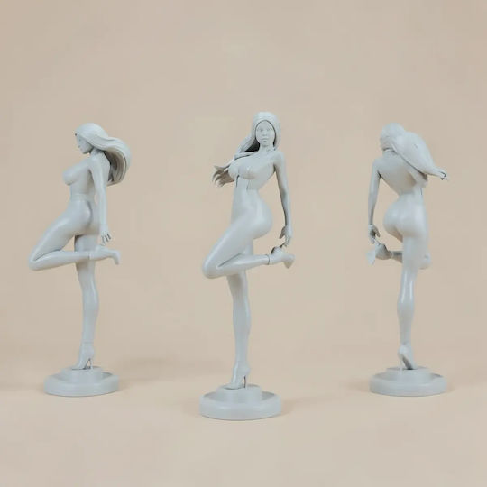 Άβαφη 3d Φιγούρα Wonder Woman Red Suit Βάψιμο Diy Δώρο Χρώματα 30 Cm 1:6
