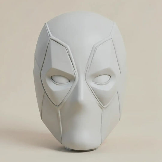 Άβαφη 3d Φιγούρα Cosplay Deadpool 3 Mask Βάψιμο Diy Δώρο Χρώματα 15,2 Cm 1:12