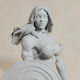 Unpainted 3D Figur Wonder Woman V2 Painting Diy Geschenk Farben 15,2 Cm 1:12
