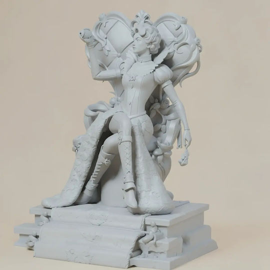 Άβαφη 3d Фигура Queen Hearts Disney Боядисване Diy Подарък Цветове 30 См 1:6