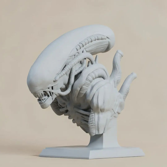 Άβαφη 3d Φιγούρα Alien Couple Bust Βάψιμο Diy Δώρο Χρώματα 20 Cm 1:8