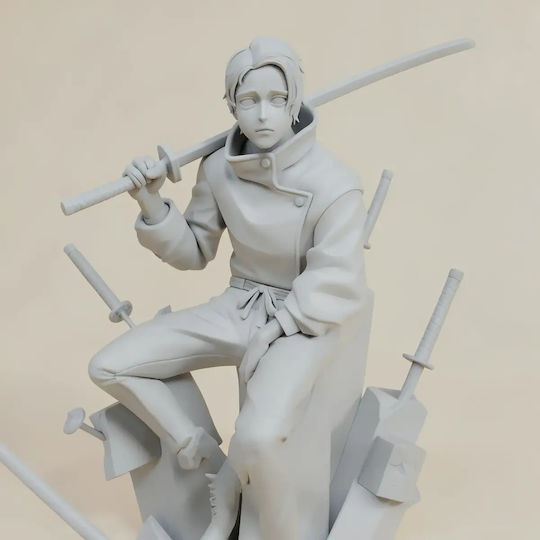 Небоядисана 3D Фигура Yuta Jujutsu Kaisen 210 мм Боядисване DIY Подарък Цветове 30 см 1:6
