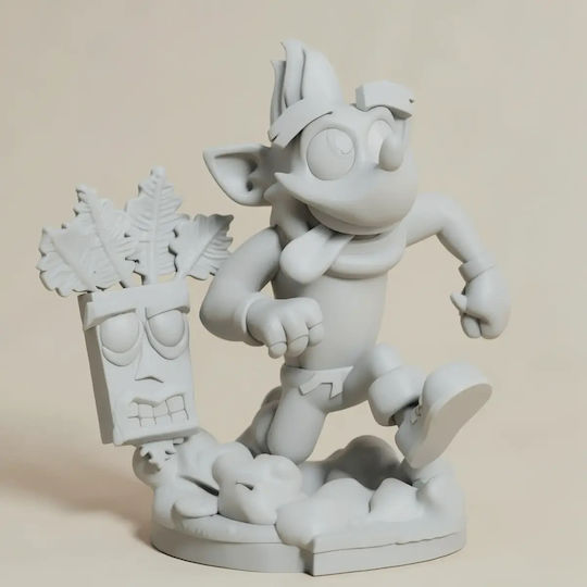 Небоядисана 3D Фигура Chibi Collection Crash Bandicoot Боядисване DIY Подарък Цветове 20 см 1:8