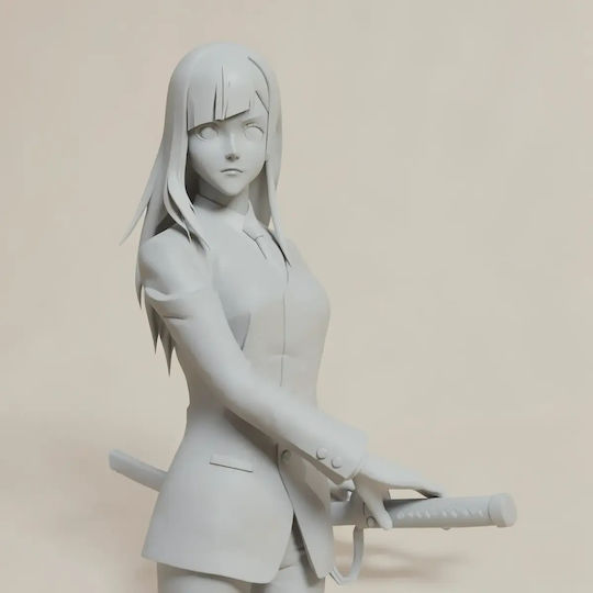 Небоядисана 3D Фигура Miwa Kasumi Jujutsu Kaisen Боядисване DIY Подарък Цветове 15,2 См 1:12